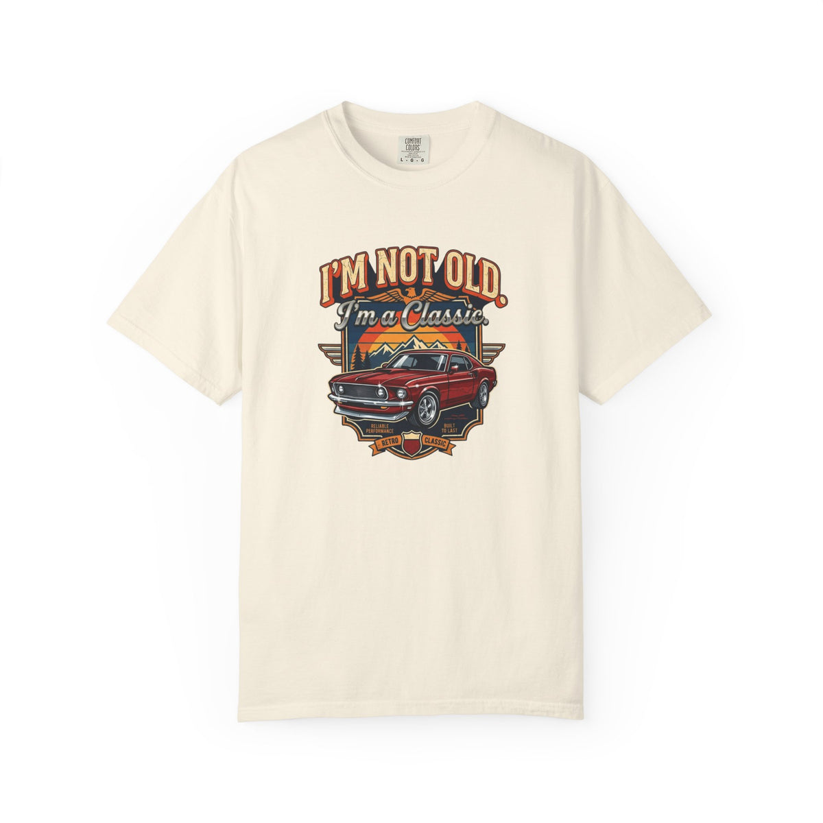 Classic Car T-Shirt — "I’m Not Old, I’m a Classic" Vintage Auto Tee