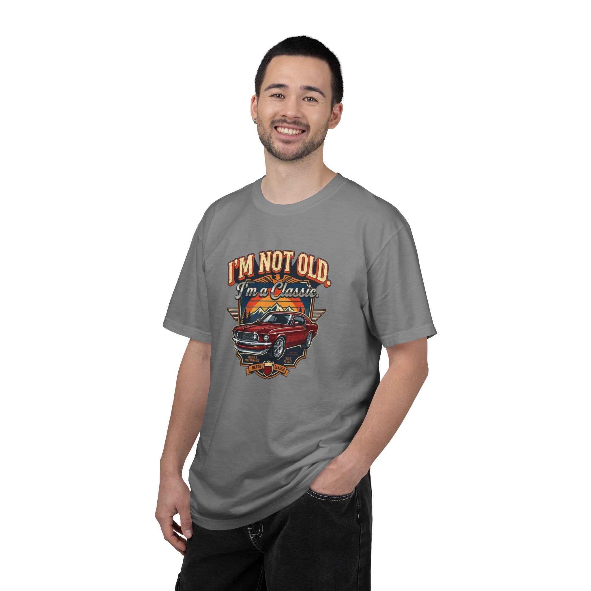 Classic Car T-Shirt — "I’m Not Old, I’m a Classic" Vintage Auto Tee