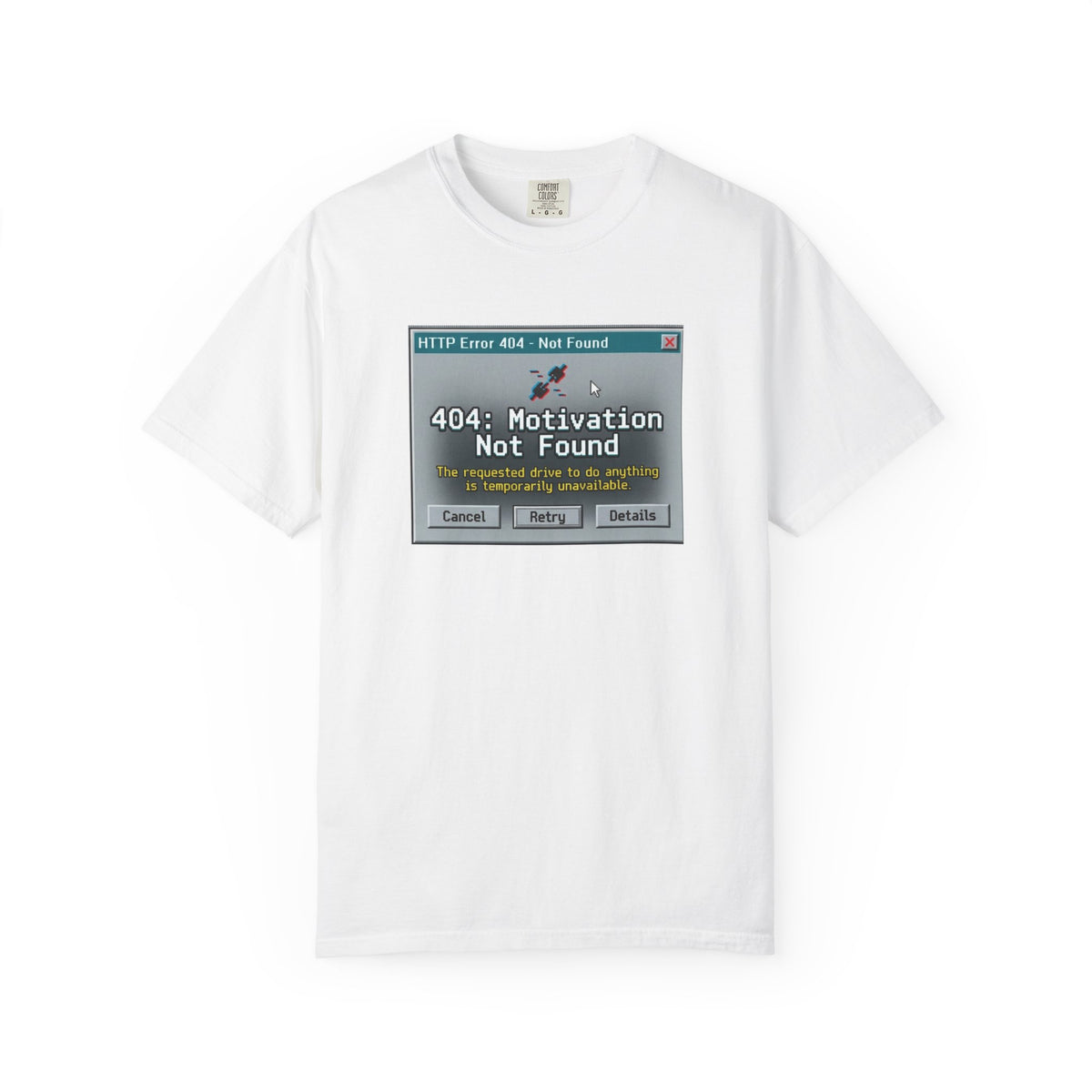 404: Motivation Not Found T-Shirt