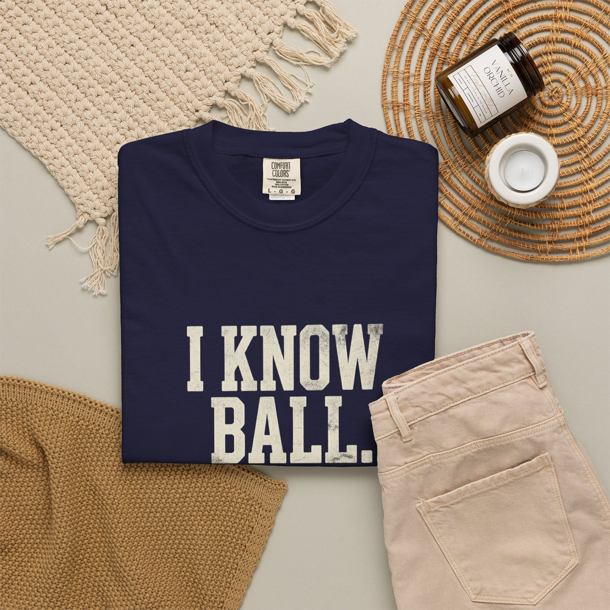 I Know Ball T-Shirt — Vintage Sports Graphic Tee