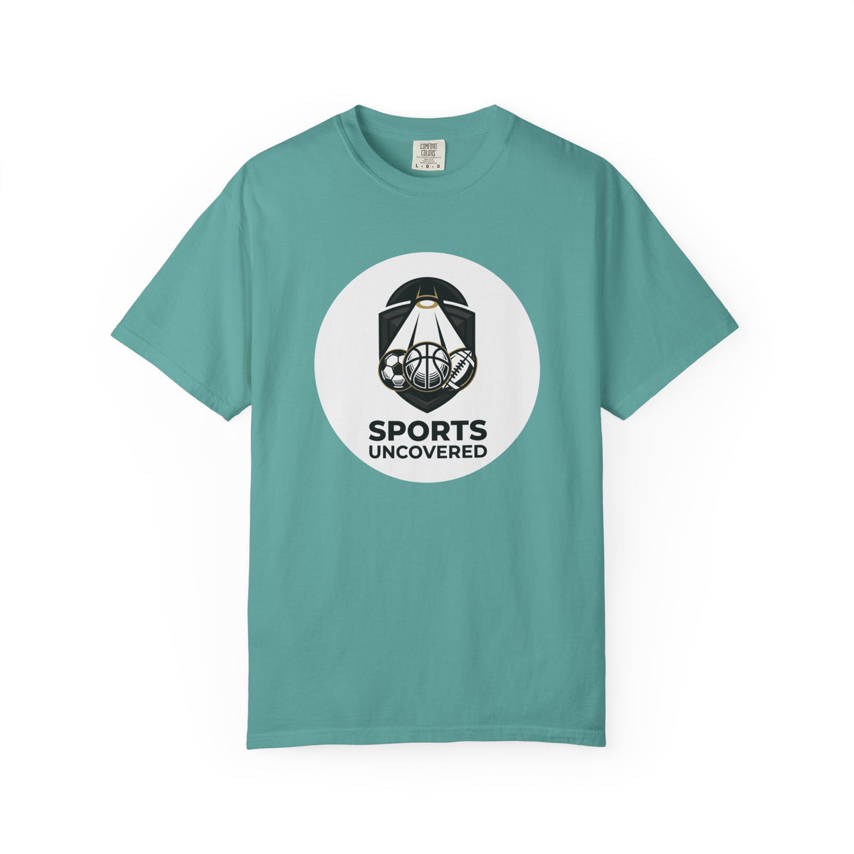 Sports Uncovered Graphic T-Shirt — Vintage Basketball Logo Tee
