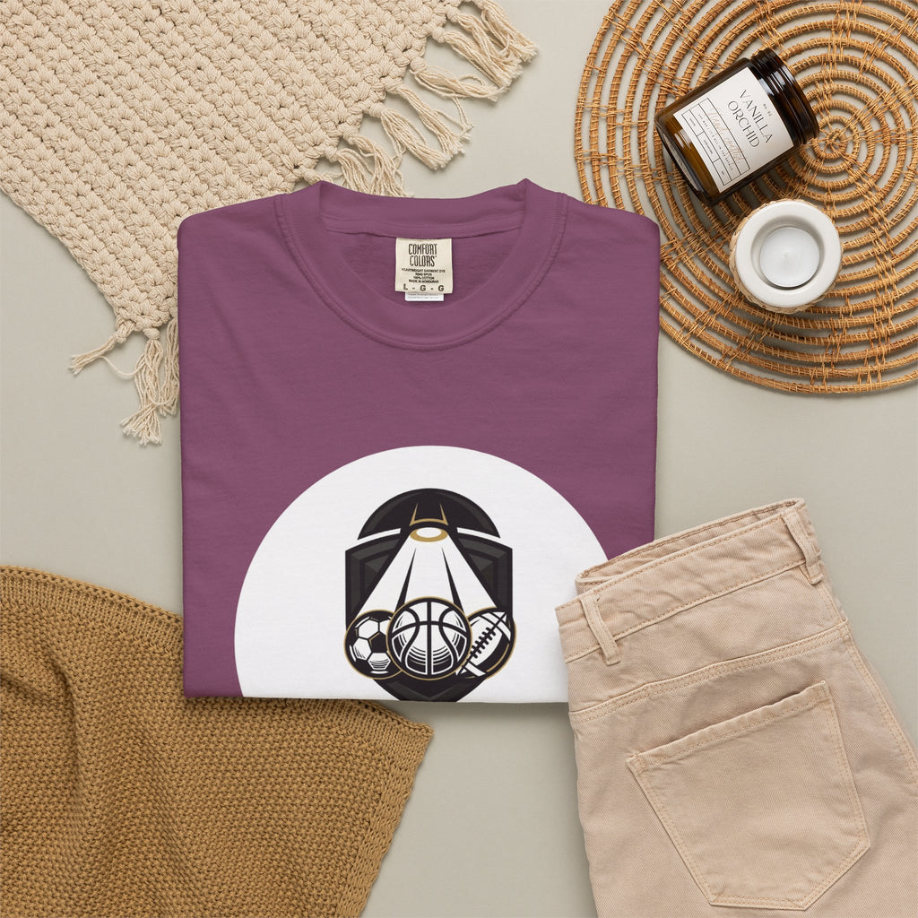 Sports Uncovered Graphic T-Shirt — Vintage Basketball Logo Tee