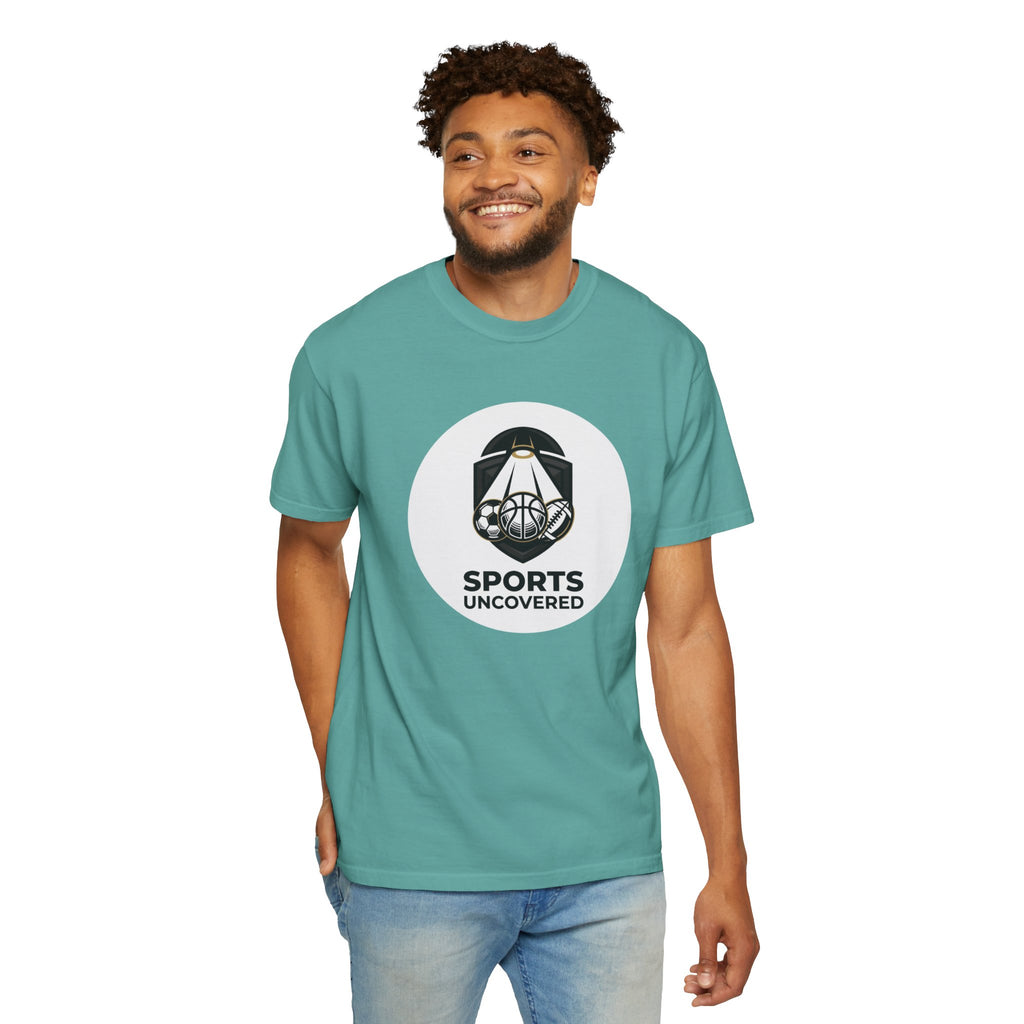 Sports Uncovered Graphic T-Shirt — Vintage Basketball Logo Tee