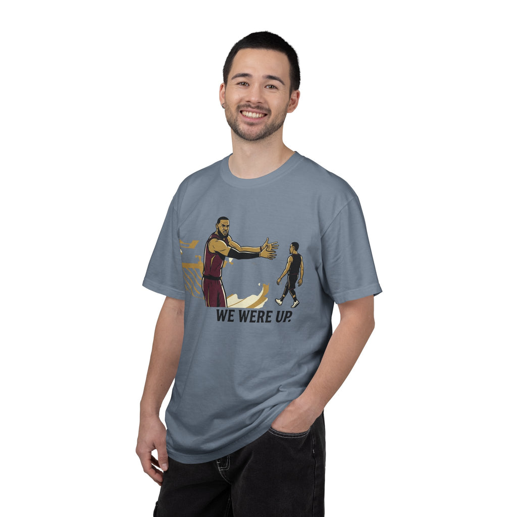 Basketball Moment T-Shirt — "We Were Up." Graphic Tee