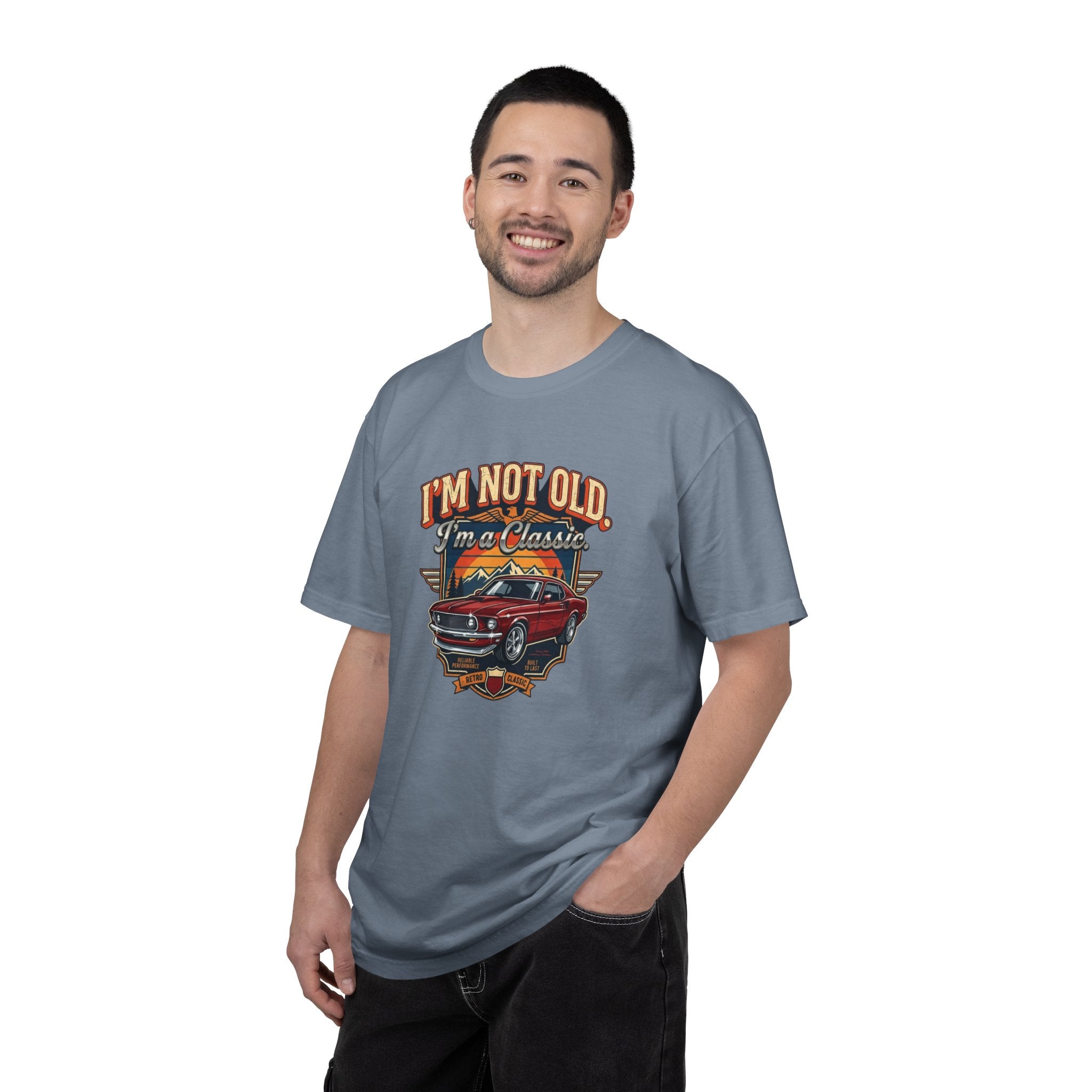 Classic Car T-Shirt — "I’m Not Old, I’m a Classic" Vintage Auto Tee