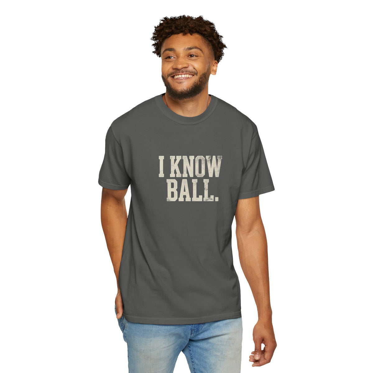 I Know Ball T-Shirt — Vintage Sports Graphic Tee