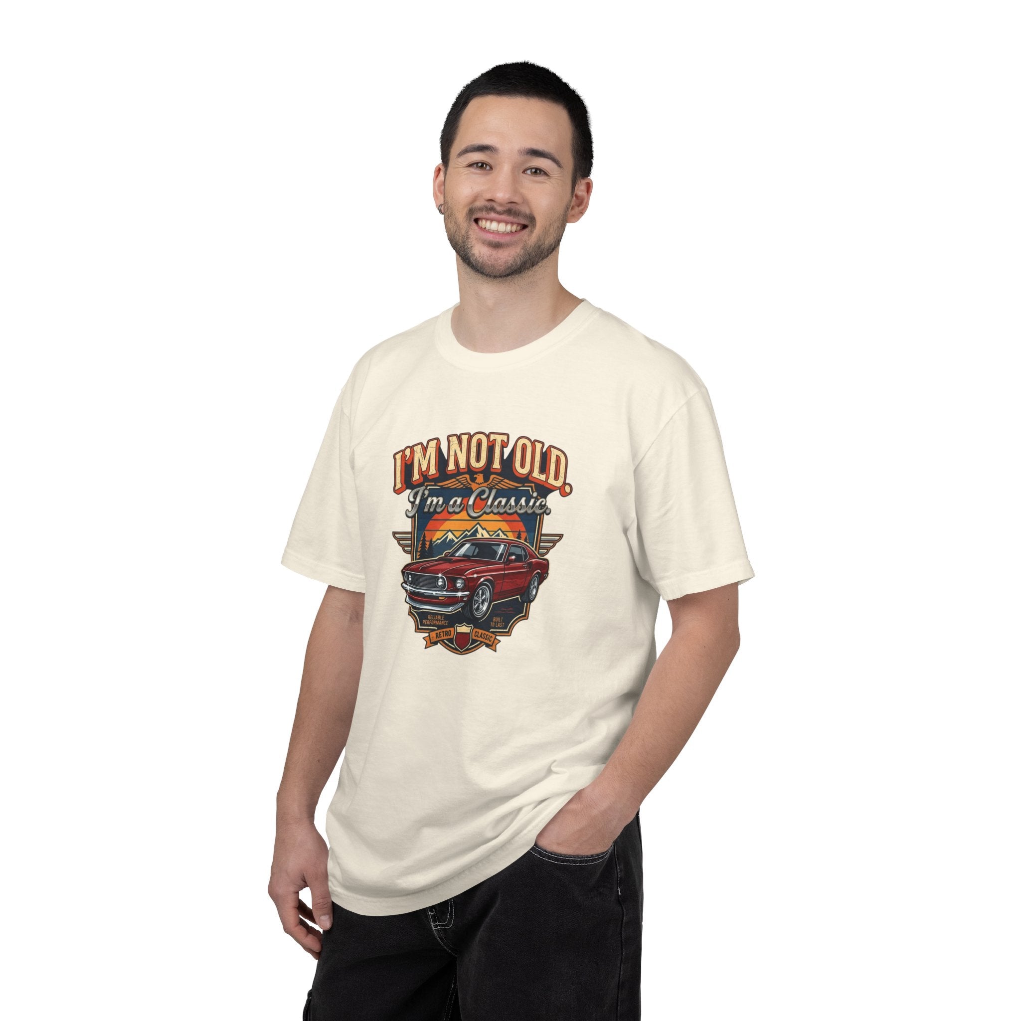 Classic Car T-Shirt — "I’m Not Old, I’m a Classic" Vintage Auto Tee