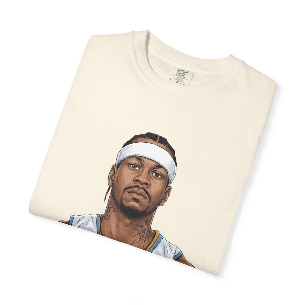 T-Shirt — AI 'I like to party.' Graphic Tee (Retro Athlete Portrait)