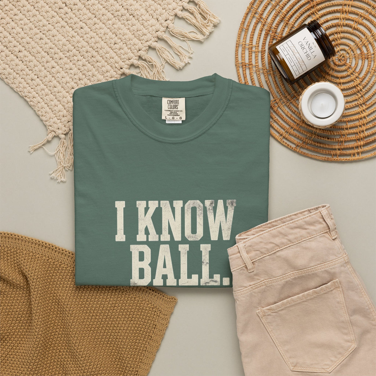 I Know Ball T-Shirt — Vintage Sports Graphic Tee