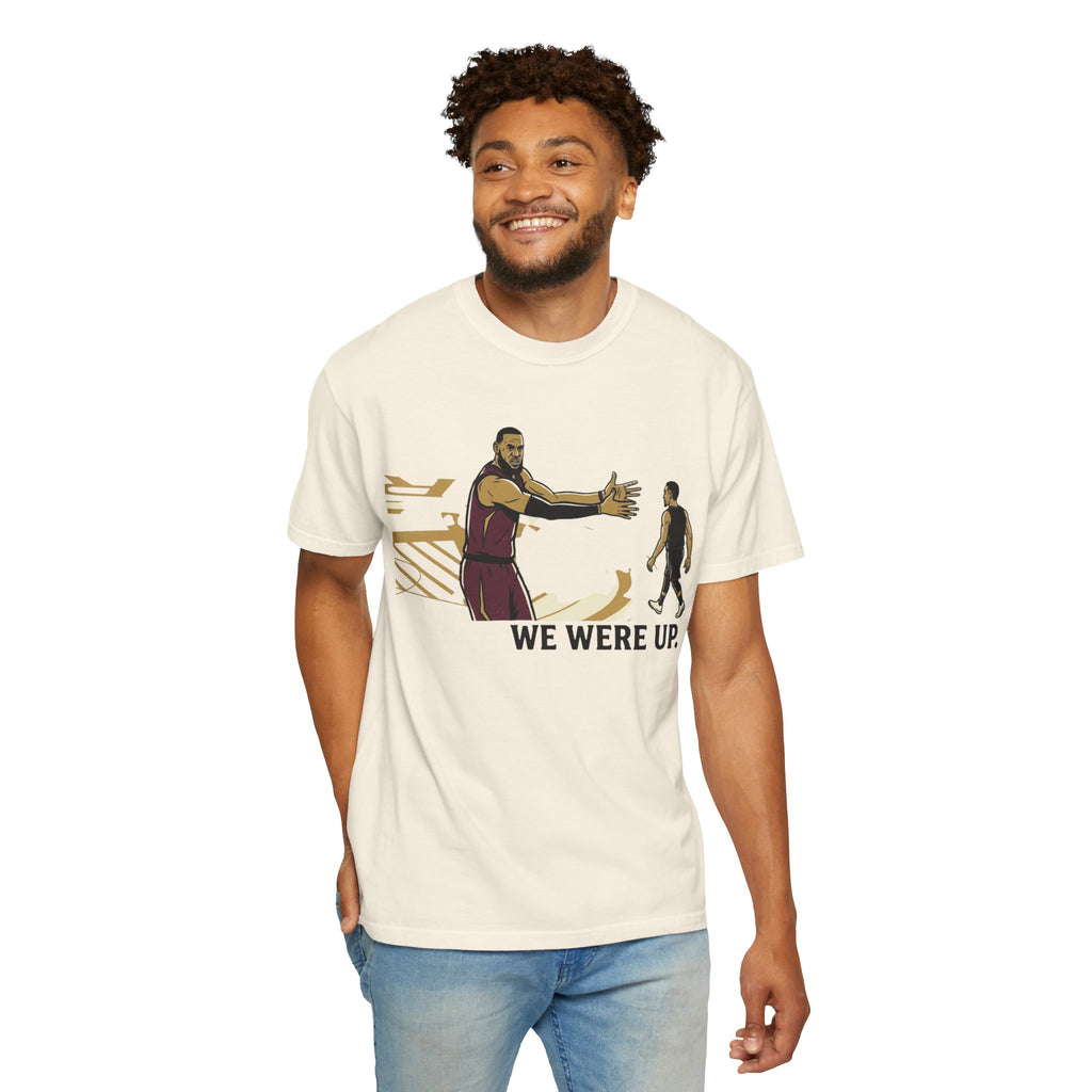 Basketball Moment T-Shirt — "We Were Up." Graphic Tee