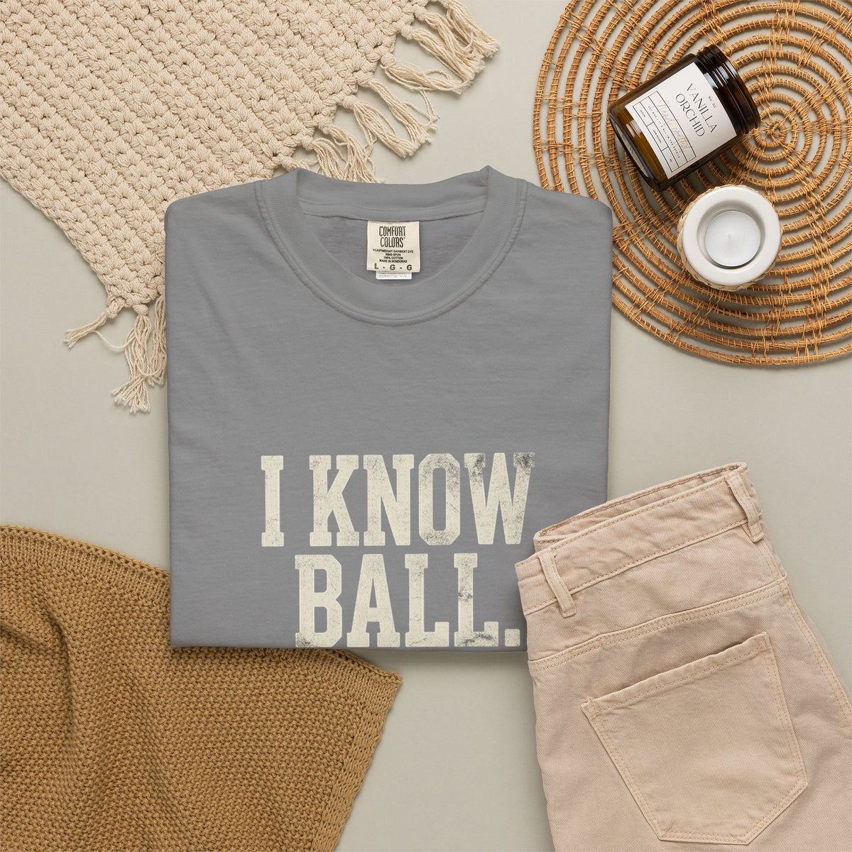 I Know Ball T-Shirt — Vintage Sports Graphic Tee