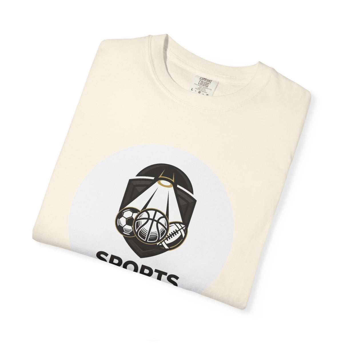 Sports Uncovered Graphic T-Shirt — Vintage Basketball Logo Tee
