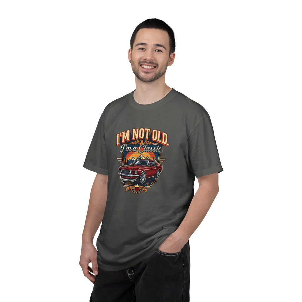 Classic Car T-Shirt — "I’m Not Old, I’m a Classic" Vintage Auto Tee