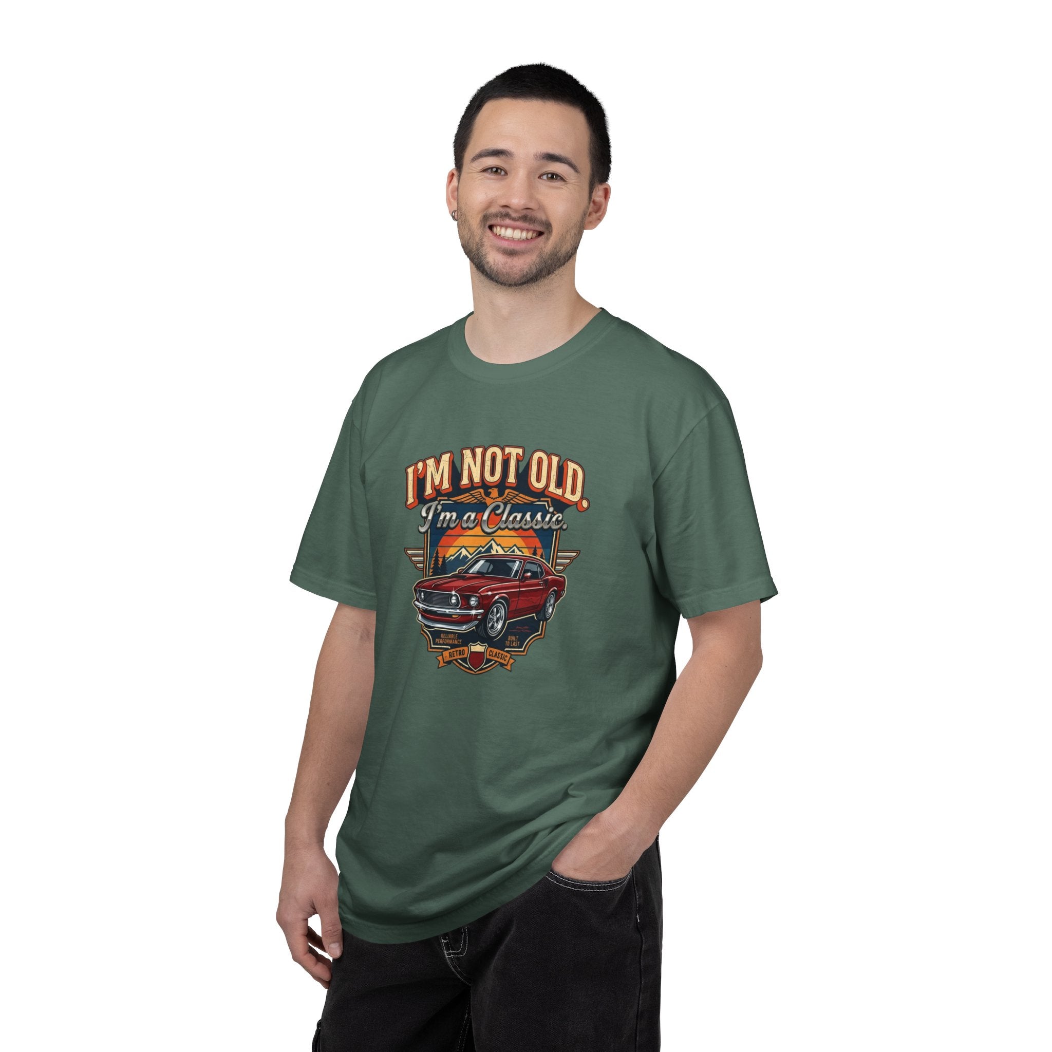 Classic Car T-Shirt — "I’m Not Old, I’m a Classic" Vintage Auto Tee