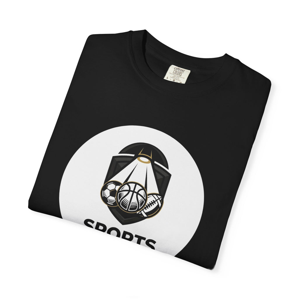 Sports Uncovered Graphic T-Shirt — Vintage Basketball Logo Tee