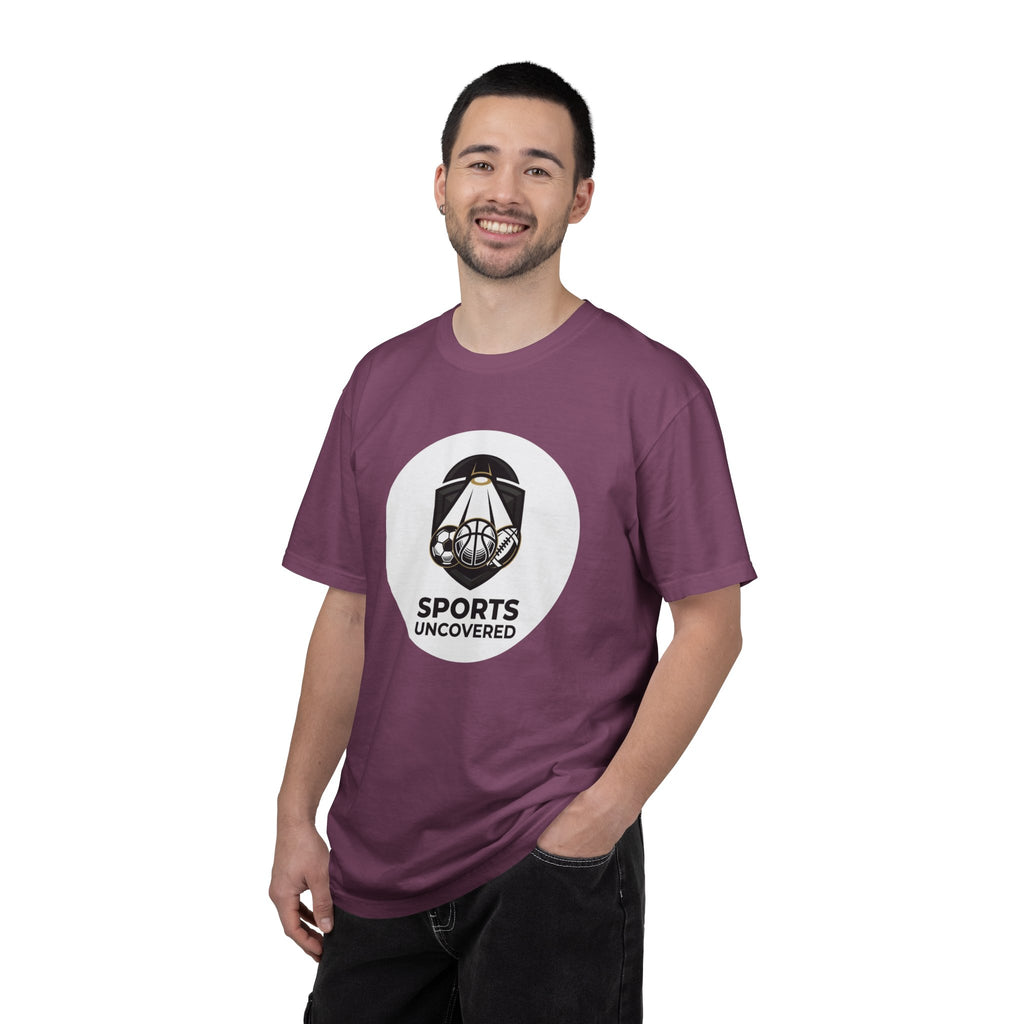 Sports Uncovered Graphic T-Shirt — Vintage Basketball Logo Tee