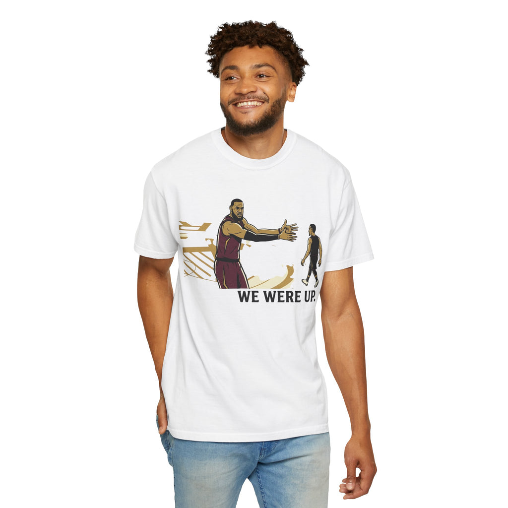 Basketball Moment T-Shirt — "We Were Up." Graphic Tee