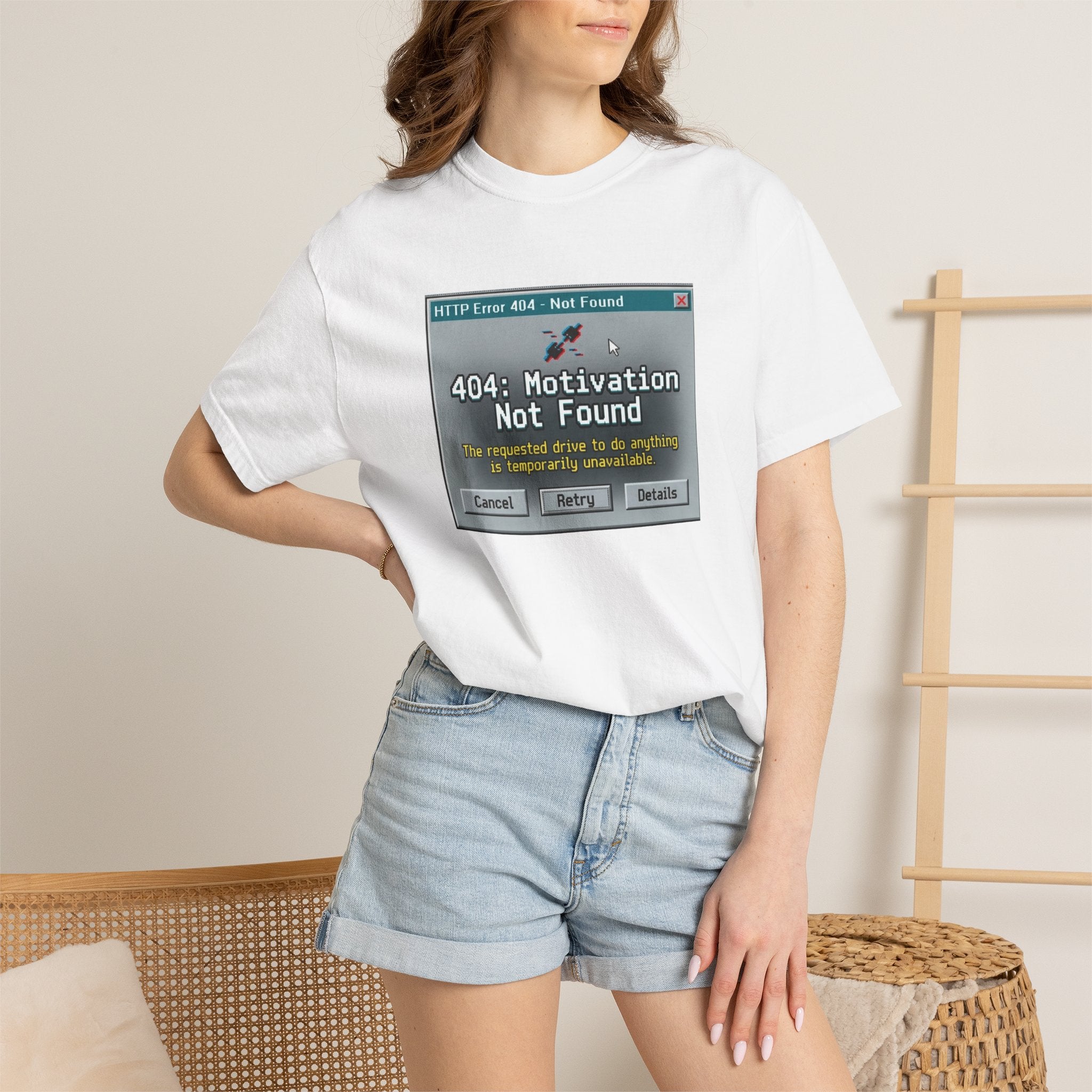 404: Motivation Not Found T-Shirt