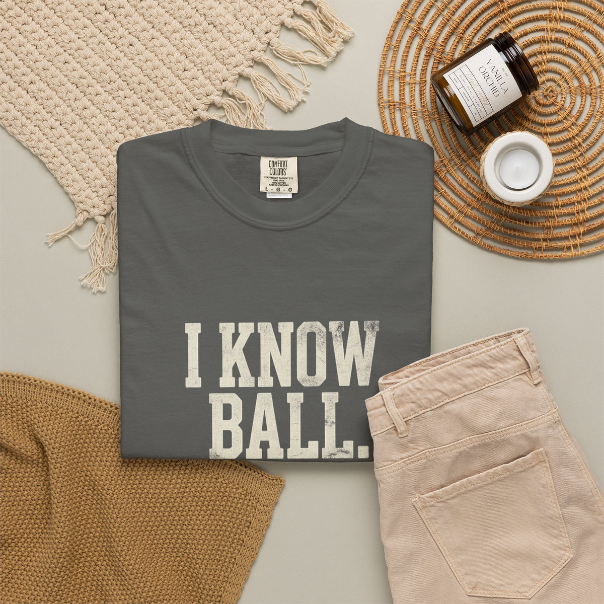 I Know Ball T-Shirt — Vintage Sports Graphic Tee