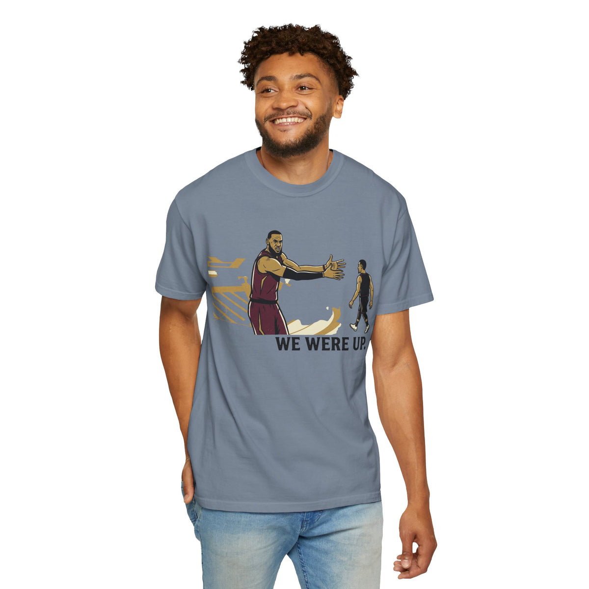 Basketball Moment T-Shirt — "We Were Up." Graphic Tee
