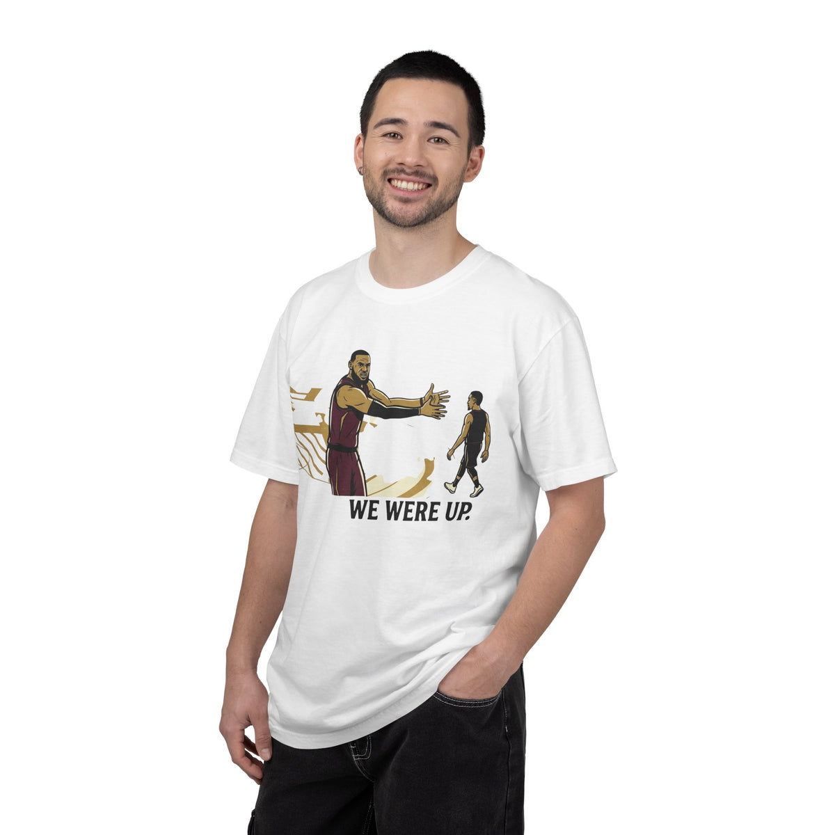 Basketball Moment T-Shirt — "We Were Up." Graphic Tee