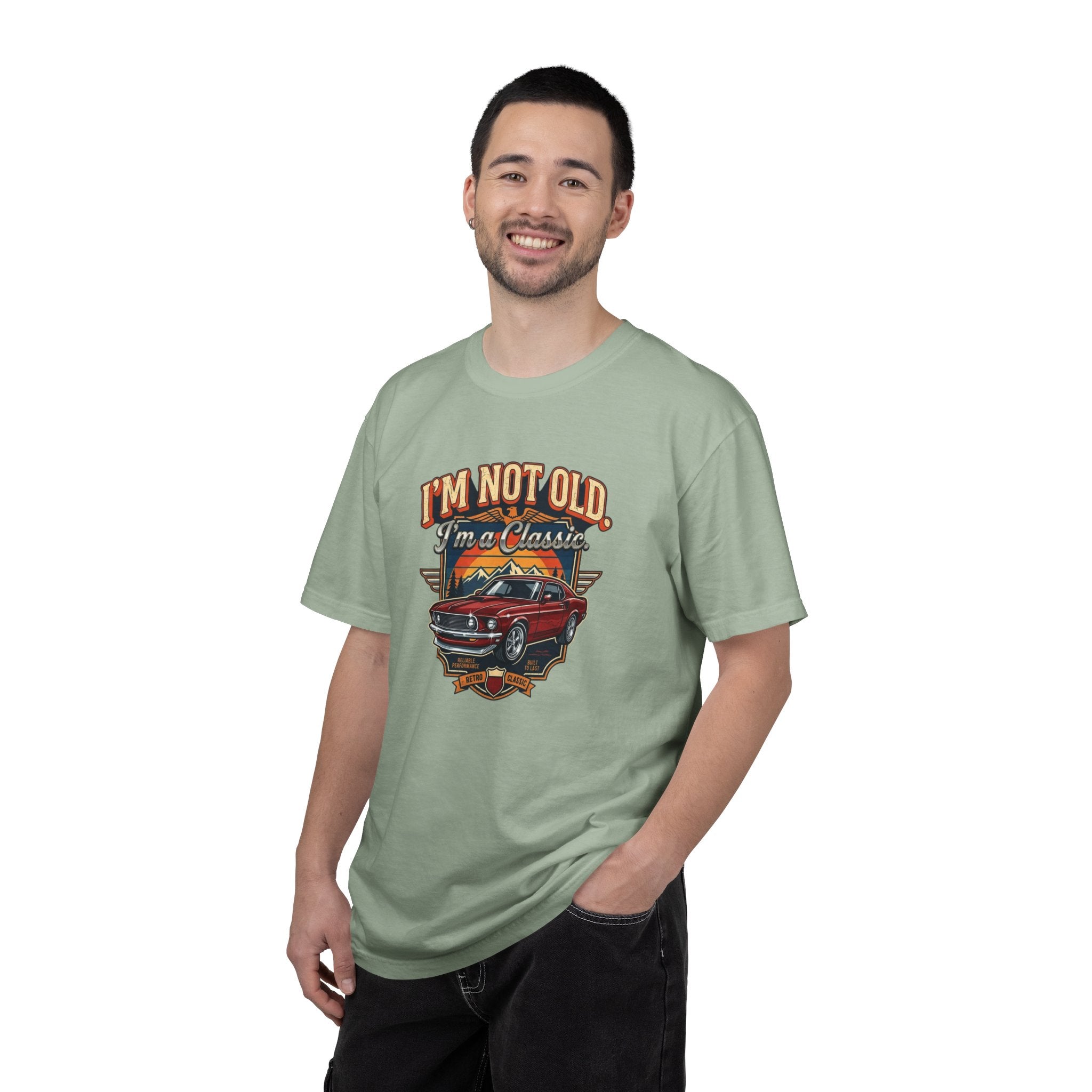 Classic Car T-Shirt — "I’m Not Old, I’m a Classic" Vintage Auto Tee