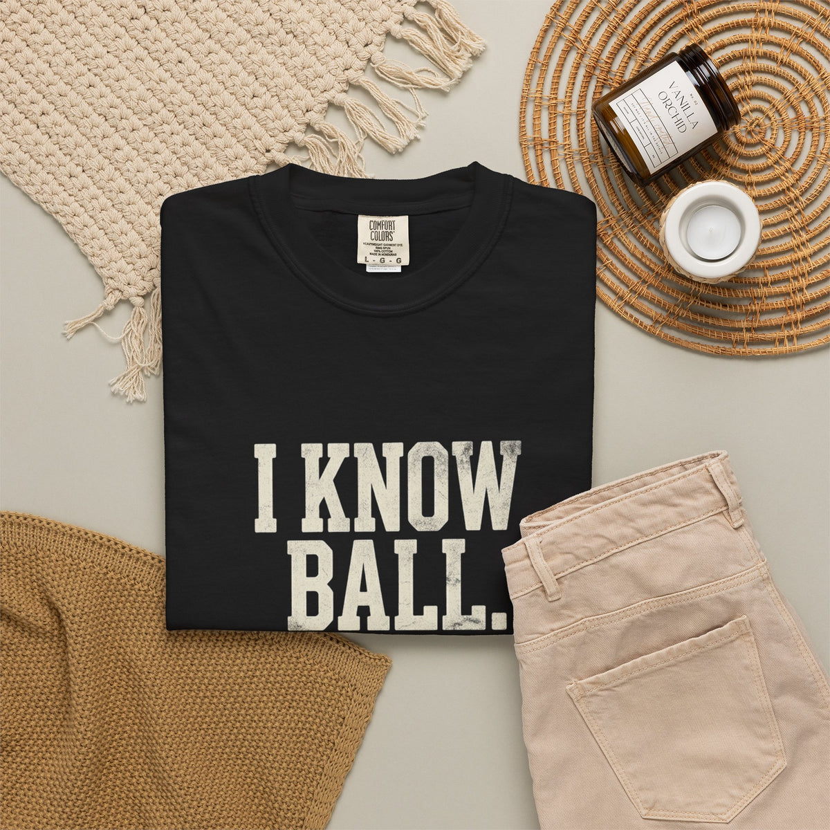 I Know Ball T-Shirt — Vintage Sports Graphic Tee