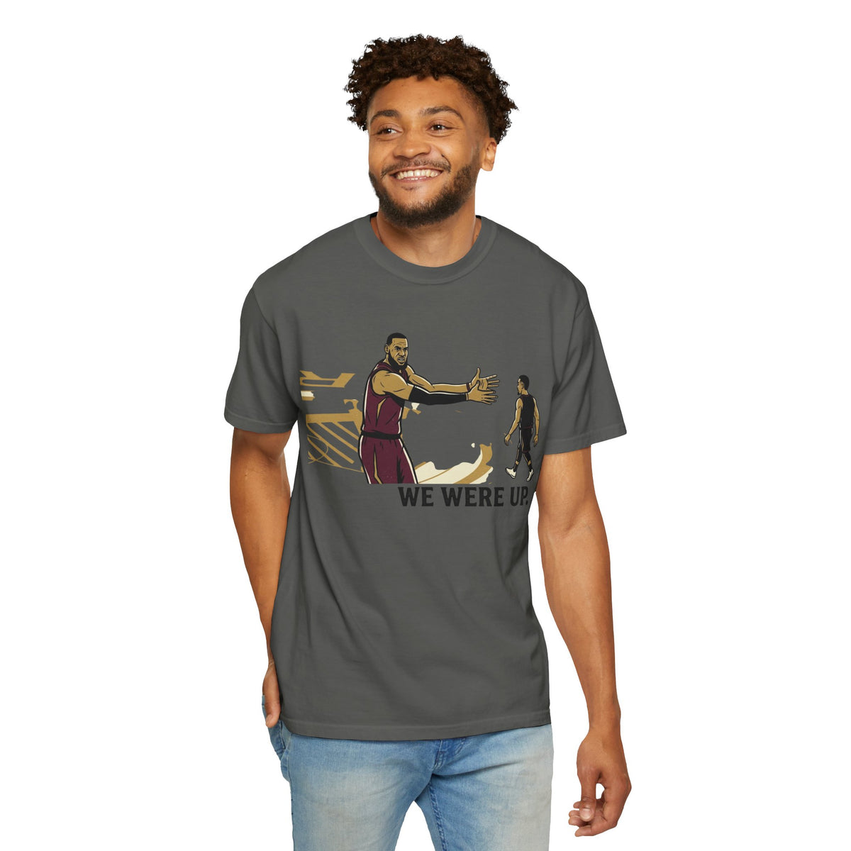 Basketball Moment T-Shirt — "We Were Up." Graphic Tee