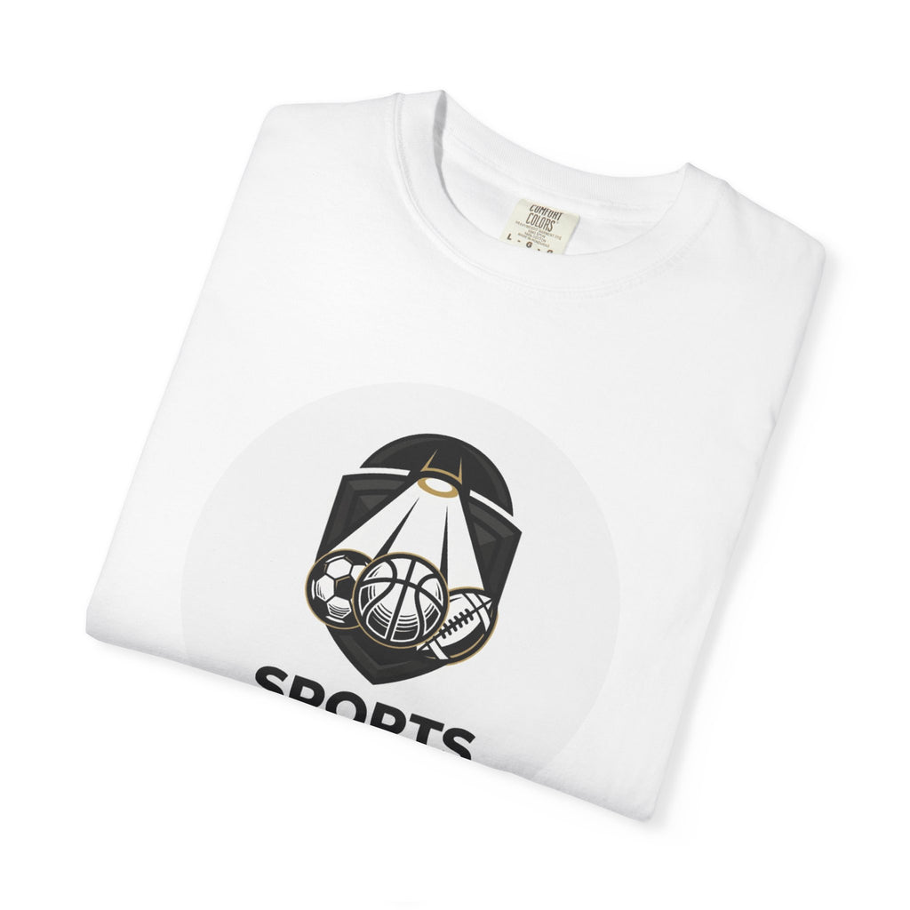 Sports Uncovered Graphic T-Shirt — Vintage Basketball Logo Tee