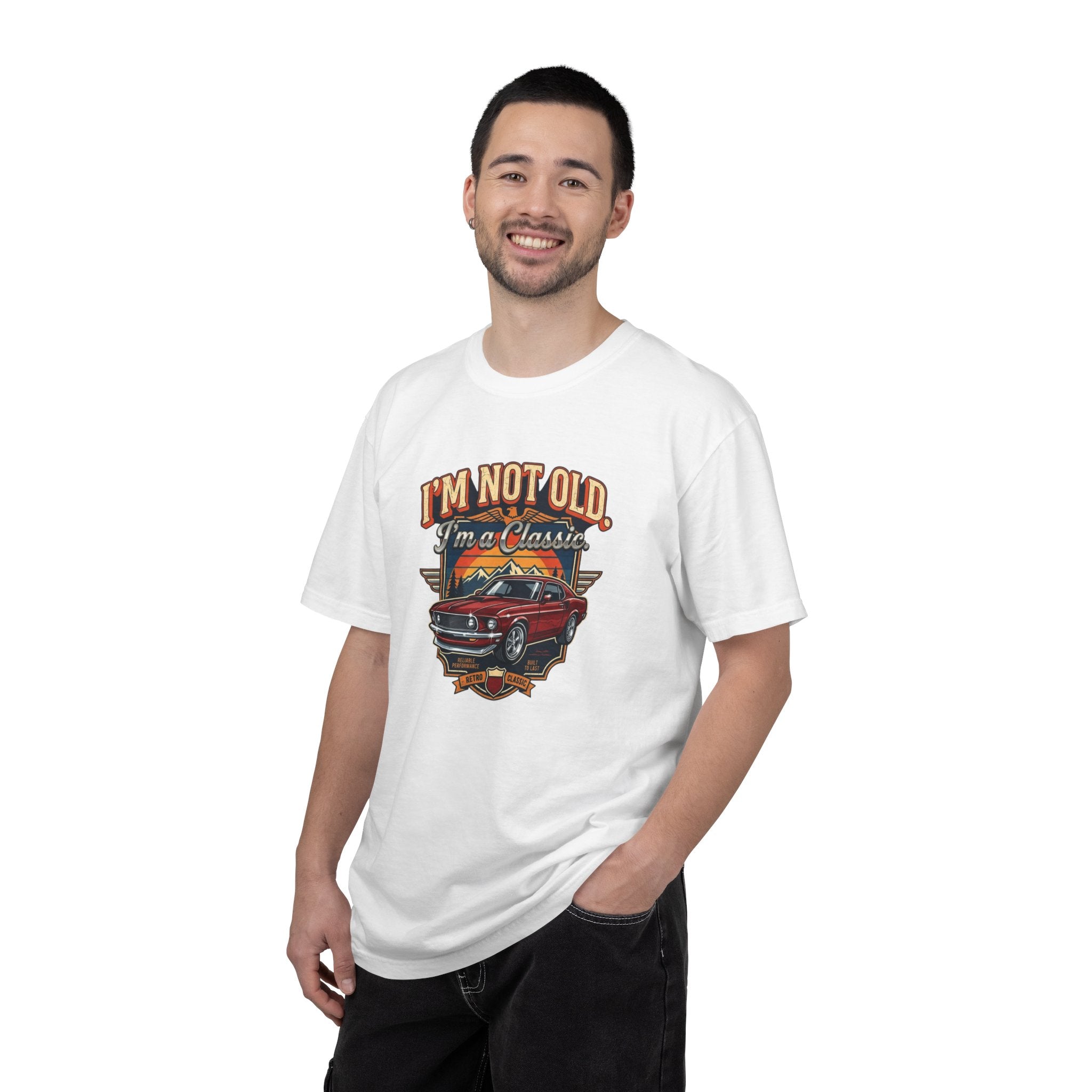 Classic Car T-Shirt — "I’m Not Old, I’m a Classic" Vintage Auto Tee