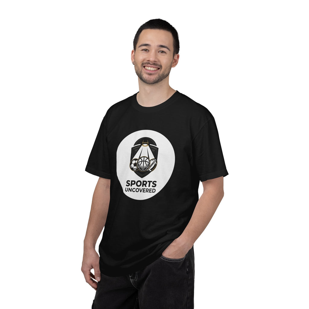 Sports Uncovered Graphic T-Shirt — Vintage Basketball Logo Tee
