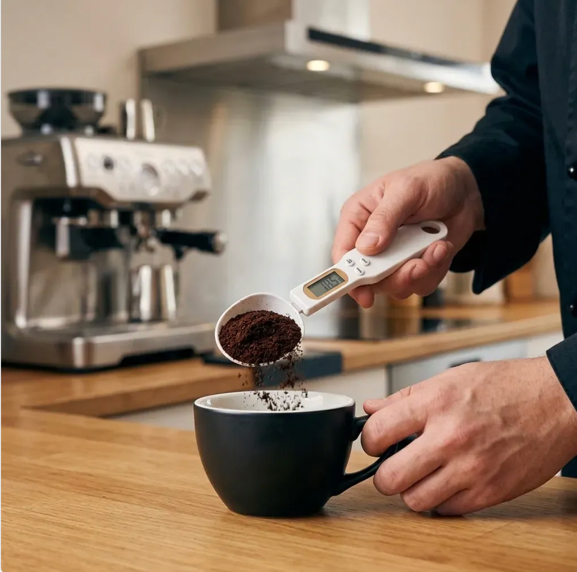 Ultra-Precise Digital Measuring Spoon Scale (0.1g Accuracy)
